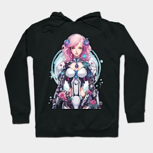 Girl Made of Metal and Steel Hoodie